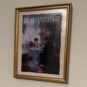 Gold Framed Art Print - Great Expectations